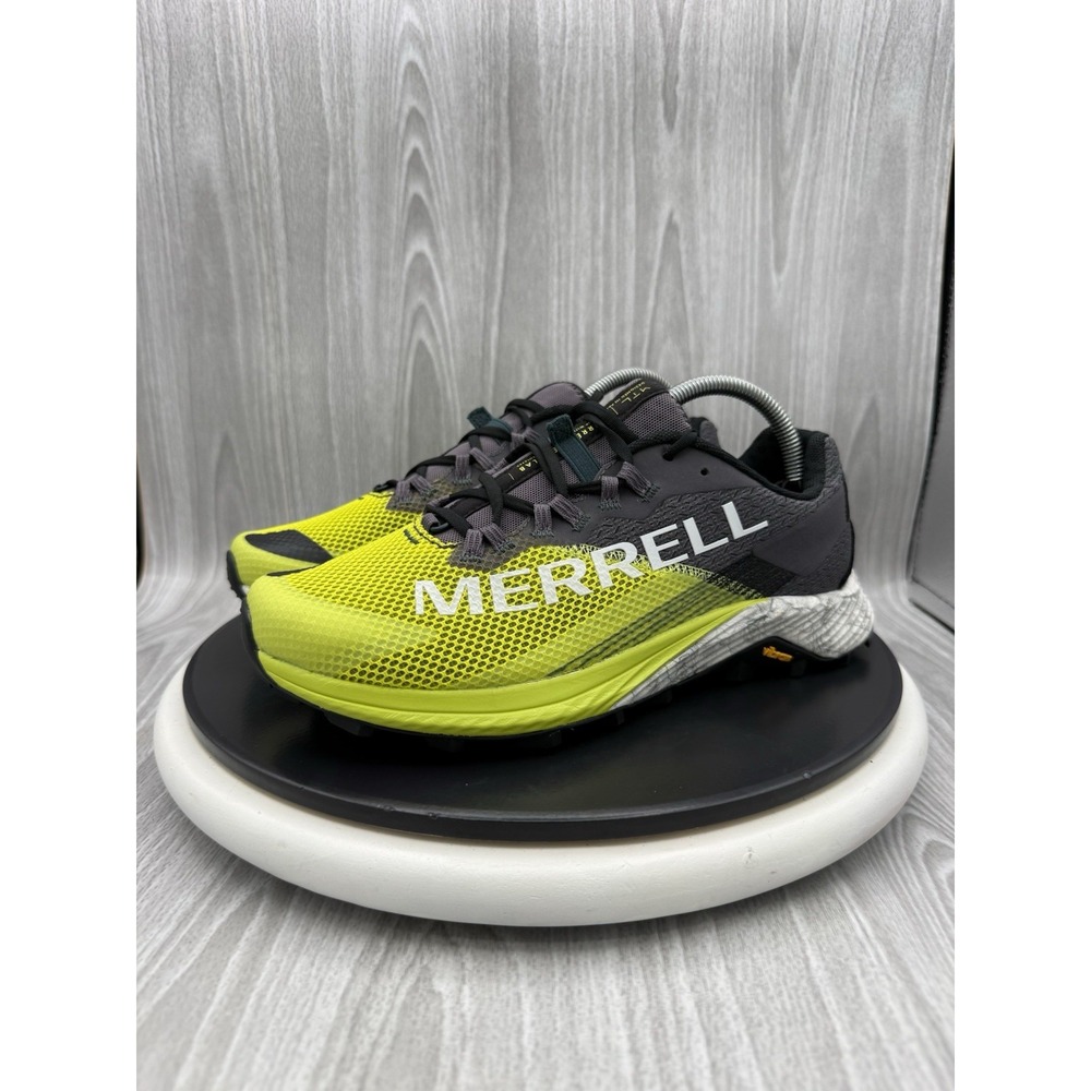 Merrell MTL Long Sky 2 Womens Sz 8.5 Gray Yellow Trail Running Shoes J067434